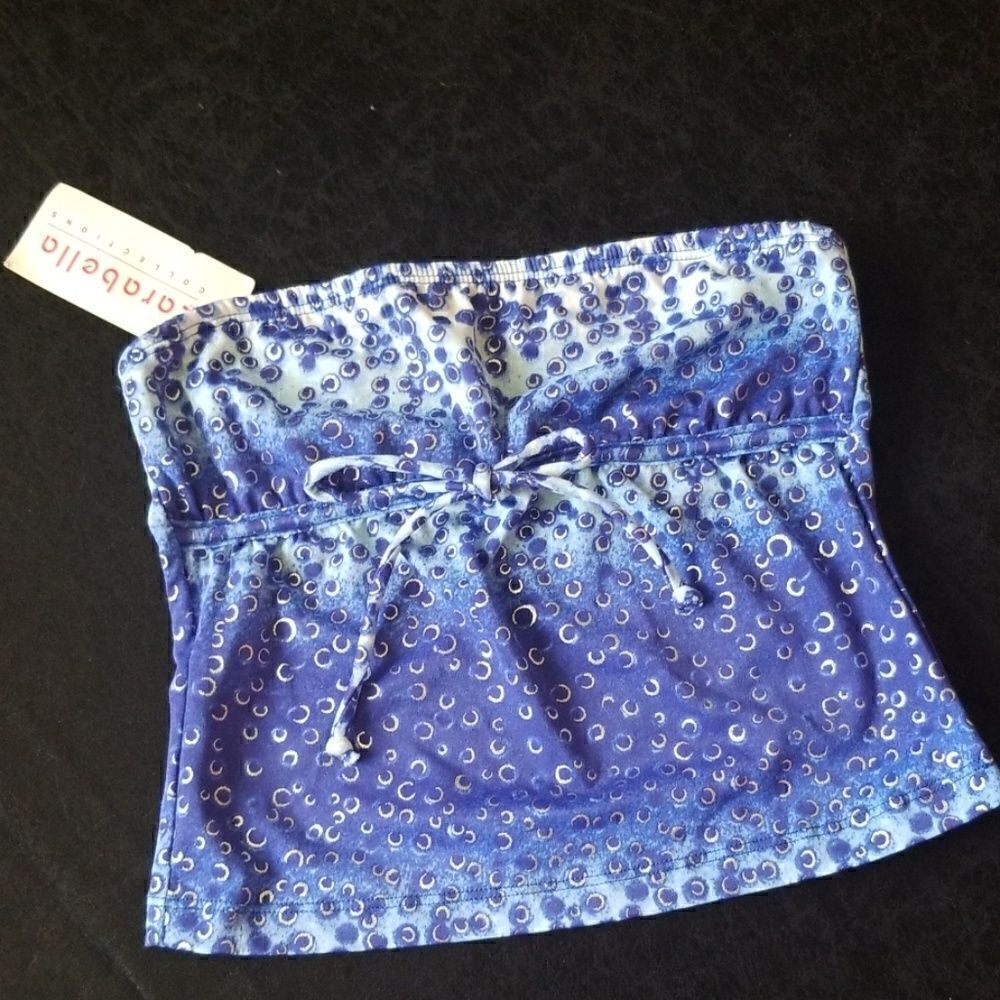 Carabella Collections Strapless Swim Top, sz.7/8